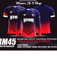 🔥SALE 2 RM50🔥BAJU JERSEY UTHM SHORT SLEEVE LONG SLEEVE JERSEY SUBLIMATION