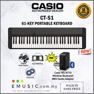 Casio CT-S1 61-key Portable Keyboard - Black (Casiotone / CTS1 / CT S1)