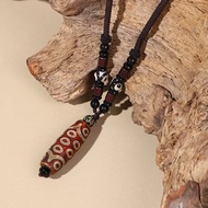 21-eye Dzi Thien Chau pendant with strap, free carrying case