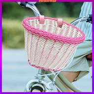 [Tachiuwa2] Kids Bike Basket Front Cargo Rack Bag Front Handlebar Basket