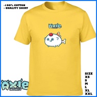 ♨ ↂ ♣ AXIE INFINITY CUTE AXIE WHITE MONSTER SHIRT TRENDING Design Excellent Quality T-SHIRT (AX10)