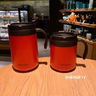 แก้วกาแฟ แก้วเก็บอุณหภูมิเย็น-ร้อน ขนาด 350ml/500ml แก้วกาแฟมีหูจับ แก้วเก็บความร้อน แก้วเก็บความเย็