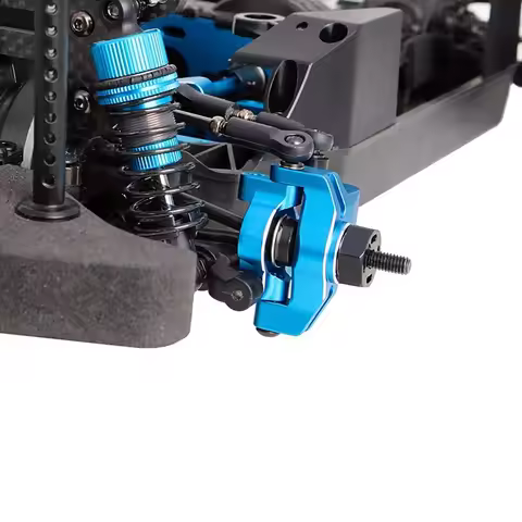 LCX Racing 1/10 RC Truck Aluminum Front Steering Knuckle Caster Block for Tamiya XV-02 PRO Upgrades 
