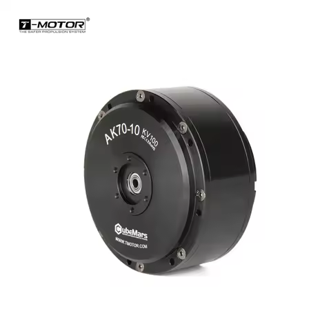 T-MOTOR AK70-10 Powerful 148Rpm 310Rpm Bldc 600W 1000W 1200W 48V Brushless Dc Motor With Worm Gear S