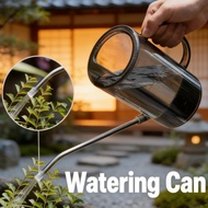 1.5L Stainless Steel Long Spout Watering Home Garden Flowers Tool Removable Can Muncung Panjang