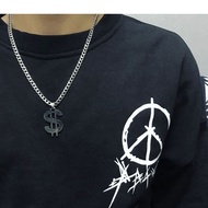 Dollar pendant necklace, personalized necklace for men and women