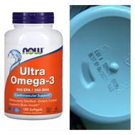 ♞Now Foods - Ultra Omega-3, 500 EPA/250 DHA. 180 softgels