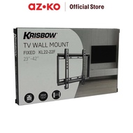 Azko Krisbow Fixed Tv Bracket 23-42 Inch - Black