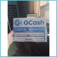 ▥ ∈ Gcash Signage - Cash in / Cash out