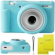 Camera Case for Sony ZV-1F/ ZV-1 II/ZV-1M2 Digital Camera,ZV1F Soft Silicone Protective Bag,Anti-Scr