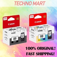 [SG Local Stock] Original Canon 89 Black / 99 Color ink for PIXMA E560 E560R PG89 CL99 PG-89 CL-99