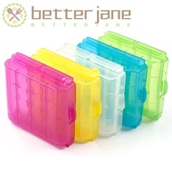 BETTER-JANE Battery  For 14500 10440 Coloful Rechargeable Battery Container Battery Holder Storage