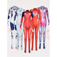 Tight Fitting DVA/Daji/Zero Two/Kiana Ayanami Cosplay Jumpsuit - Gospel Warrior
