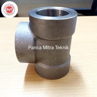 1" Inch Iron Tee Class 3000 Thread Npt Limited