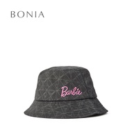 Barbie™ x Bonia Black Monogram Bucket Hat