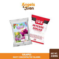 InJoy Grapes Concentrated Juice Palamig Powder 120g w/ Intense Sugar Tabletop Sweetener 200g