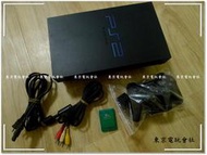 現貨~『東京電玩會社』 【PS2】SONY PS2 黑色 主機 厚機 SCPH-50007(已改機)~~附記憶卡