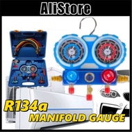 PROFESSIONAL R134a MANIFOLD GAUGE SET GAS METER Car Aircond Kereta R134a R12 R22 R410a R32 R410a Ref