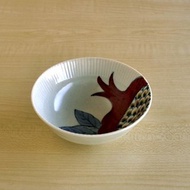 染錦石榴筱木碗（小）
