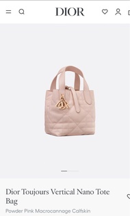 🇯🇵 DIOR Toujours nano pink colour
