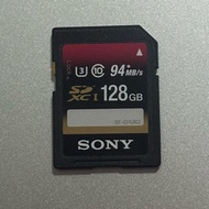 Sony SDXC camera memory card 128gb 94MB/s 60fps recording