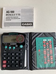 Made in Japan Casio Roulette Game and Calculator 原裝日本製 遊戲計算機 輪盤 不鼓勵賭博 Gambling 