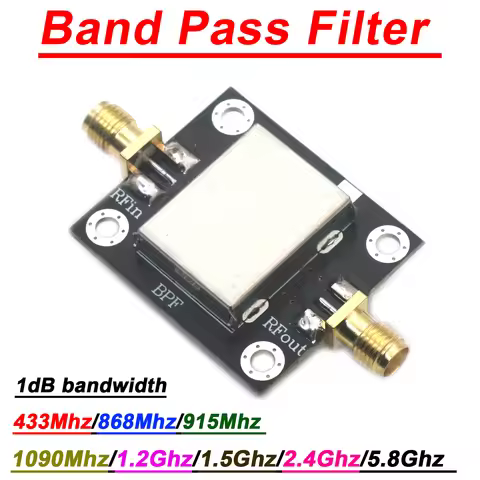 BPF Band Pass Filter 403Mhz 433Mhz 868Mhz 900Mhz 1090Mhz 1.5Ghz 2.4Ghz LC Bandpass Filter Walkie-tal