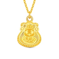 CHOW TAI FOOK 999.9 Pure Gold Necklace - Zodiac Snake R34638