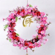 Decorative Wreath SpringCNY H95 (With Lights)