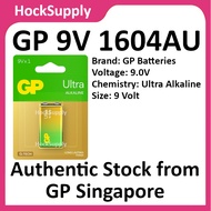 GP 9V Ultra Alkaline Battery 9V 1604AU 6LR61 6LP3146