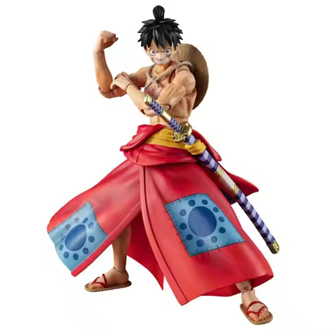 MegaHouse MH VAH One Piece Voyage Luffittaro Wano Country Moving Character Model in stock