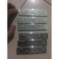 Mitsubishi pajero outlander dakar emblem, dakar emblem, dakar logo, not sticker but ory emblem