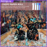8Pcs Party Paper Streamers Crepe Rolls Lightweight for Festival Decor kevvga