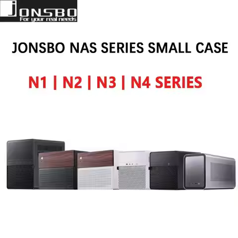JONSBO N5 N4 N3 N2 N1 Mini NAS Case ITX Mini Aluminum with Steel Plate Support 130mm CPU Cooler Two 