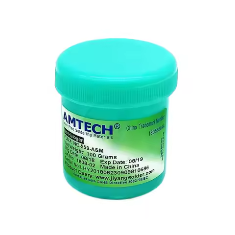100% Original AMTECH NC-559-ASM 100g Lead-Free Solder Flux Paste suitable SMT BGA Reballing Solderin