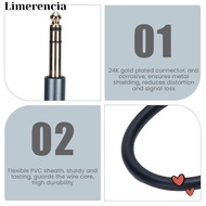 LIMERENCIA 1/4 Inch Male to Female Cable,  Gold Plated PVC Sheath Extension Cable, Flexible Balanced