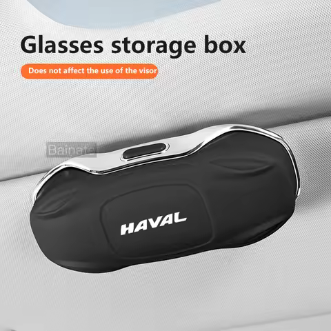 For Haval F7 H6 H2 H3 H4 H5 H7 H9 F9 F7X 2024 2025 Car Visor Sunglasses Glasses Case Glasses Holder 