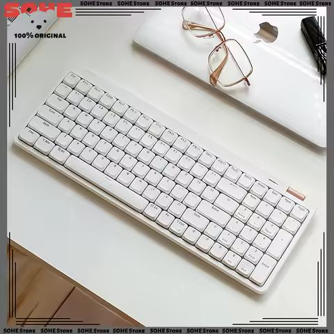 Low-Profile Mechanical Keyboard Youth Version Xiaoshun 100 Slim Wireless External Keyboard for Offic