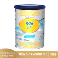 S-26 LF GOLD Lactose-Free Infant Formula for 0 to 12 months 400g