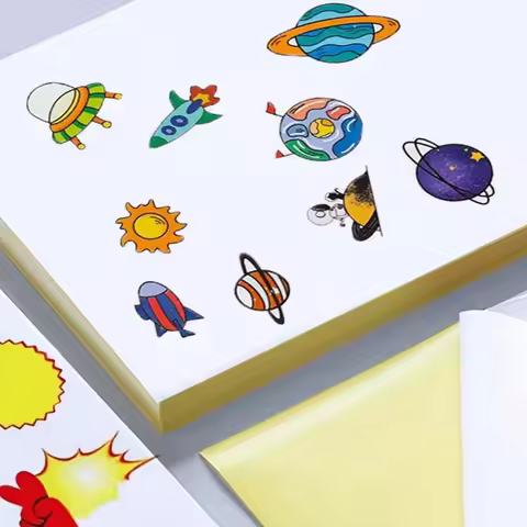 A4 Kraft paper can print self-adhesive labels on matte glossy paper for laser inkjet printer photoco