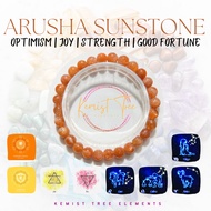 ARUSHA SUNSTONE NATURAL CRYSTAL GEM STONE BRACELET ACCESSORIES