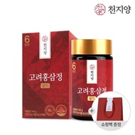 Cheonjiyang 6-year-old Korean red ginseng extract gold 240g + shopping bag ginsenoside 18mg 100% red ginseng concentrate