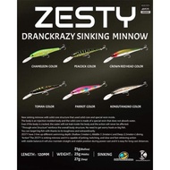 Dranckrazy Zesty 120 Minnow Fishing Lure
