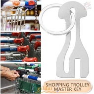 GILDAI Trolley Master Key Token, Coin Holder Reusable Shopping Cart Token, Portable Detachable Metal