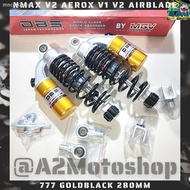 COD☫Aerox NMAX V2 2020 2021 Shock Absorber Adjustable 280mm 310mm DBS Japan Technology Shocks Airbla