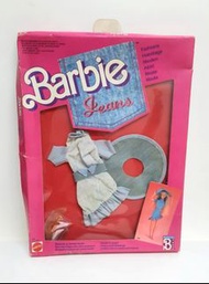 絕版古董1988年香港和中國製造MATTEL GENUINE BARBIE JEANS 牛仔服裝SET