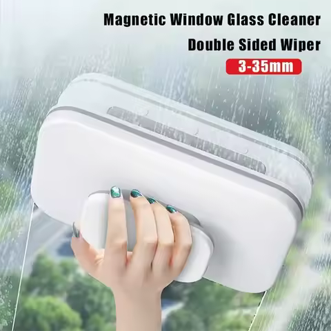 3-45mm Magnetic Window Cleaner Double Side Window Wiper Glass Cleaner Brush for Washing Windows Outs