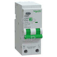 Schneider เมนเซอร์กิตเบรกเกอร์ กันดูด RCBO Main Circuit Breaker 2P 40A - 63A ชไนเดอร์ รุ่น Easy9