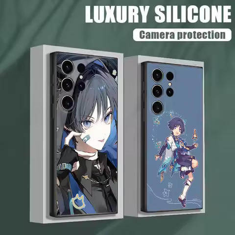 Scaramouche Genshin Impact Phone Case For Samsung S25,S24,S21,S22,S23,S30,Ultra,S20,Plus,Fe,Lite,Not