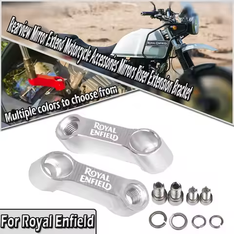 For Royal Enfield Himalayan 450 411 400 Rearview Mirror Extend Motorcycle Accessories Mirrors Riser 
